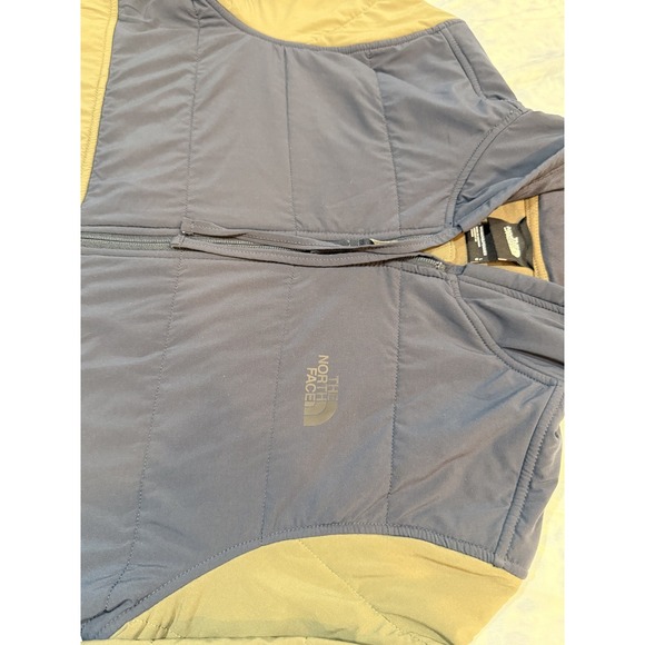 THE NORTH FACE womens Navy / olive Mountain Hoody Jacket Size Large. Very soft - Picture 2 of 14